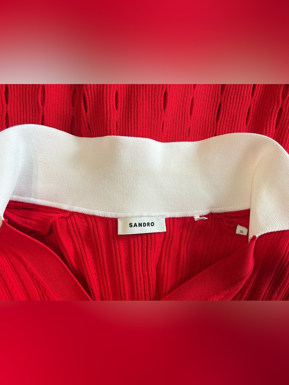 Sandro Teane Knitted Midi Dress - Picture 13 of 14